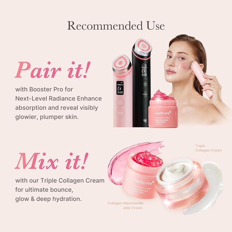 [medicube Officiel] Crème gelée au Collagène et à la Niacinamide (Collagène Hydrolysé + Niacinamide) | Booster d’Éclat Instantané | Soin Hydratant — vignette 6