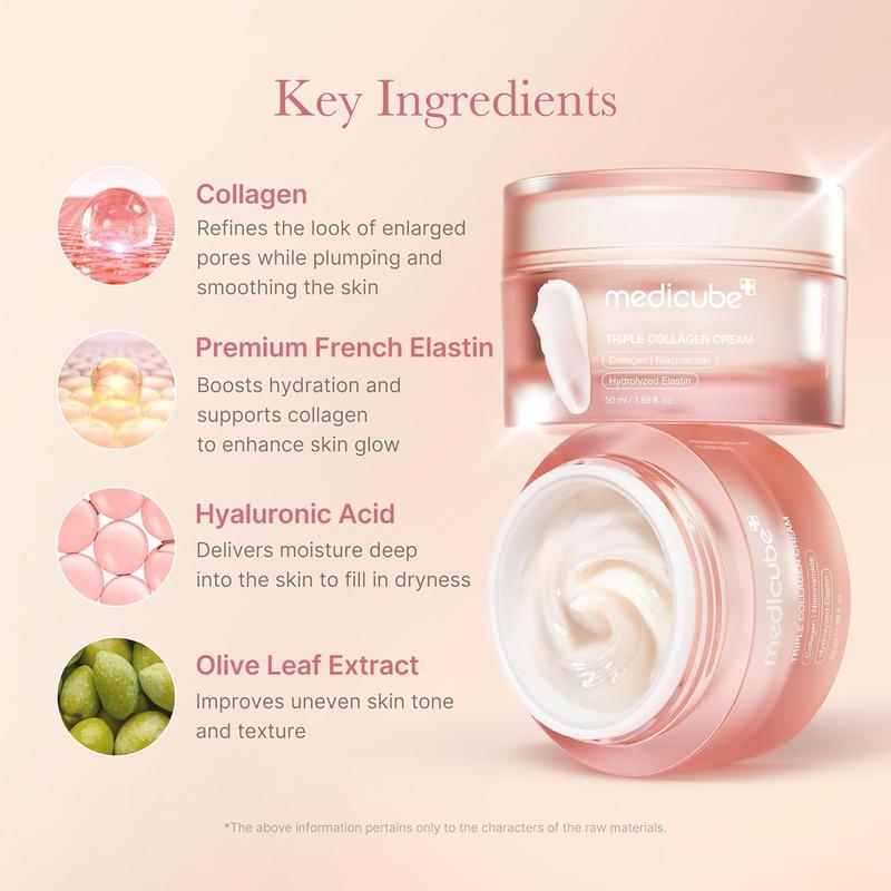 [medicube Officiel] Crème Triple Collagène (Collagène + Acide Hyaluronique + Niacinamide + Beurre de Karité) | Soin Hydratant — vignette 4