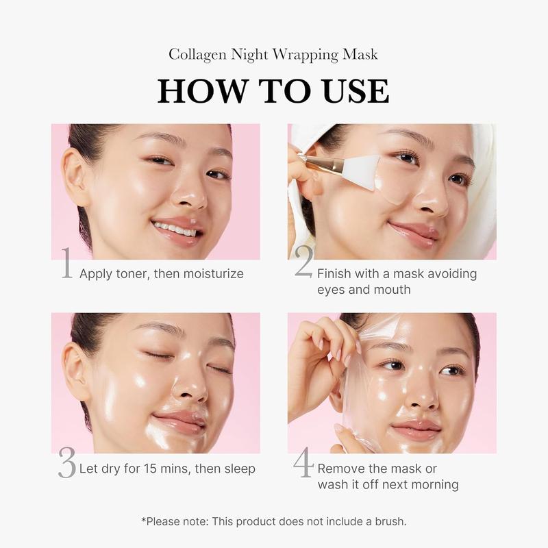 [medicube Officiel] Masque de nuit au Collagène | Glass skin | Skincare Soin Réparateur Confort Rose | Glass skin | Kbeauty — vignette 5