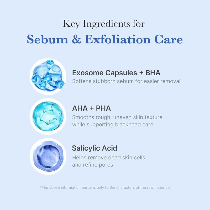 [medicube Officiel] Nettoyant Visage Zero Pore aux Capsules Bleues - Soin des Pores, Grain de Peau et Points Noirs |AHA, BHA & PHA | Double Nettoyage Quotidien | Skincare Coréenne | 120 g — vignette 4