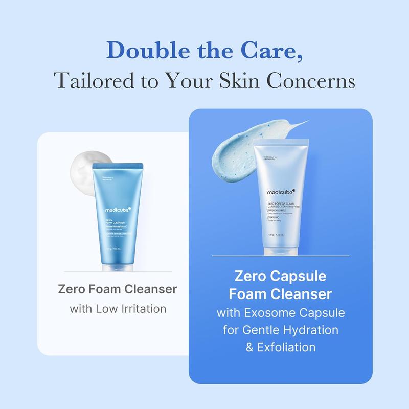 [medicube Officiel] Nettoyant Visage Zero Pore aux Capsules Bleues - Soin des Pores, Grain de Peau et Points Noirs |AHA, BHA & PHA | Double Nettoyage Quotidien | Skincare Coréenne | 120 g — vignette 7