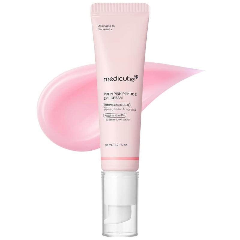 [medicube Officiel] Sérum Contour des Yeux Pink Peptide PDRN de Saumon | Niacinamide & Rétinol Haute Pureté 99 %| Anti-Rides, Teint Uniforme | Skincare Coréenne