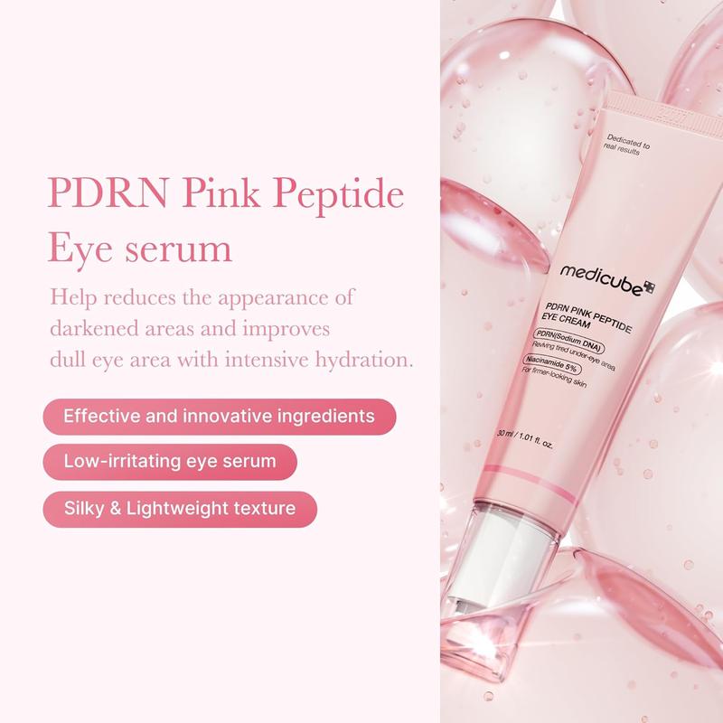 [medicube Officiel] Sérum Contour des Yeux Pink Peptide PDRN de Saumon | Niacinamide & Rétinol Haute Pureté 99 %| Anti-Rides, Teint Uniforme | Skincare Coréenne — vignette 2