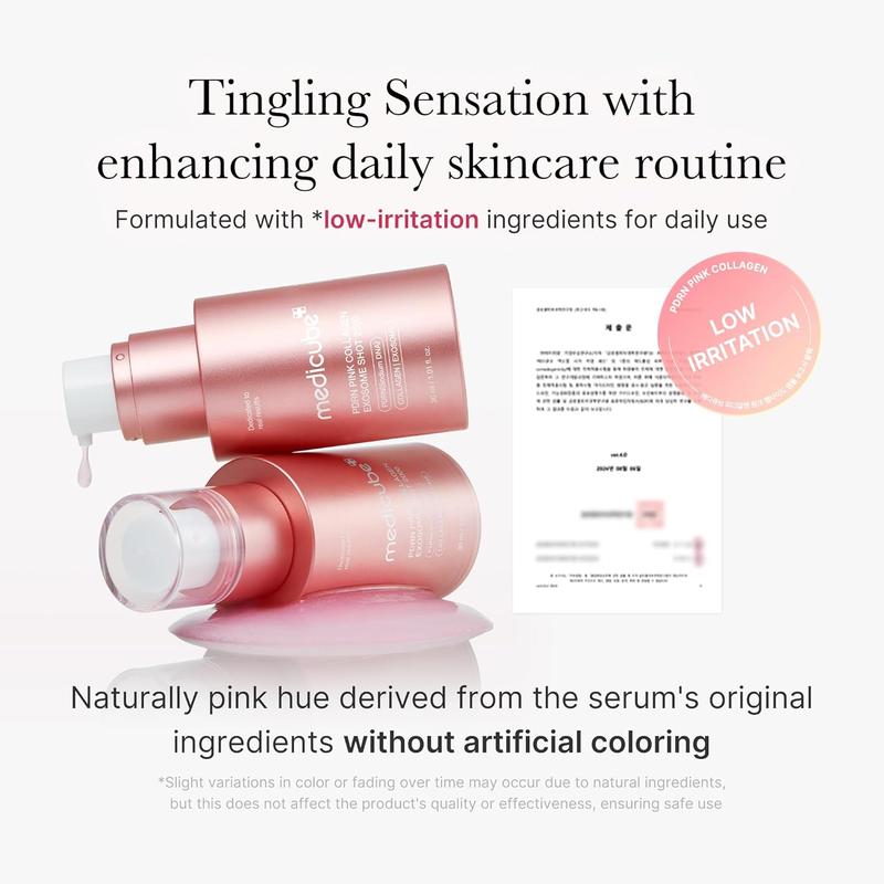 [medicube Officiel] Sérum PDRN Pink Collagen Exosome Shot | Sérum booster liquide pour la peau | Teint irrégulier, Soin des Pores et Amélioration de la Texture de la Peau | Skincare coréenne — vignette 4
