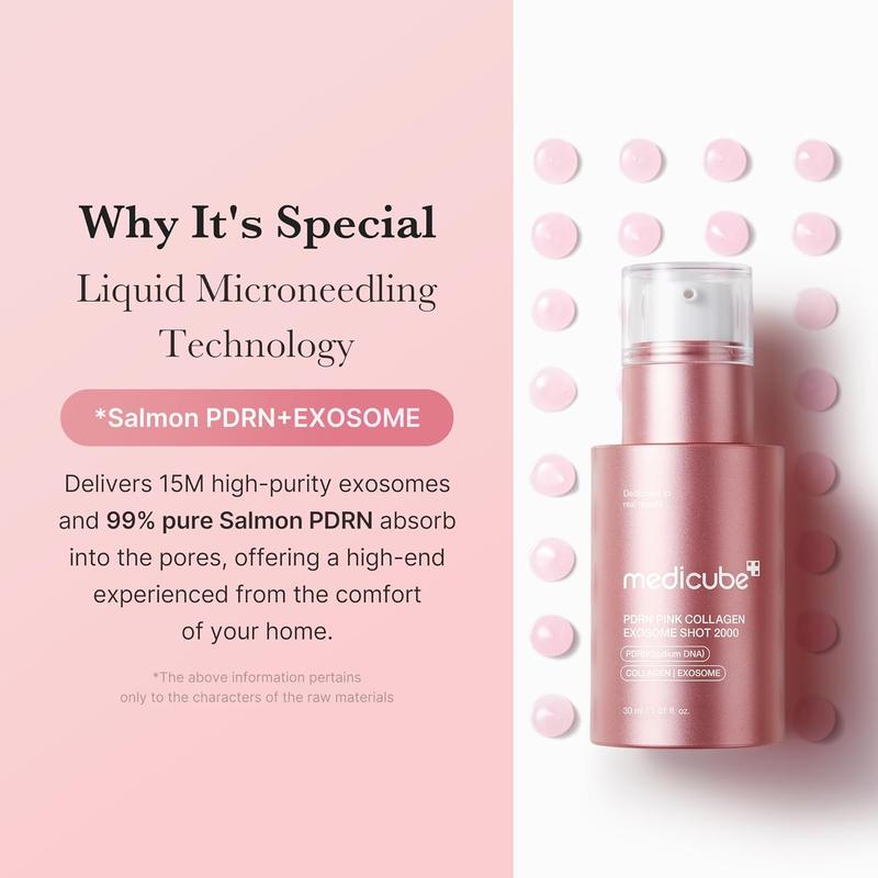 [medicube Officiel] Sérum PDRN Pink Collagen Exosome Shot | Sérum booster liquide pour la peau | Teint irrégulier, Soin des Pores et Amélioration de la Texture de la Peau | Skincare coréenne — vignette 5