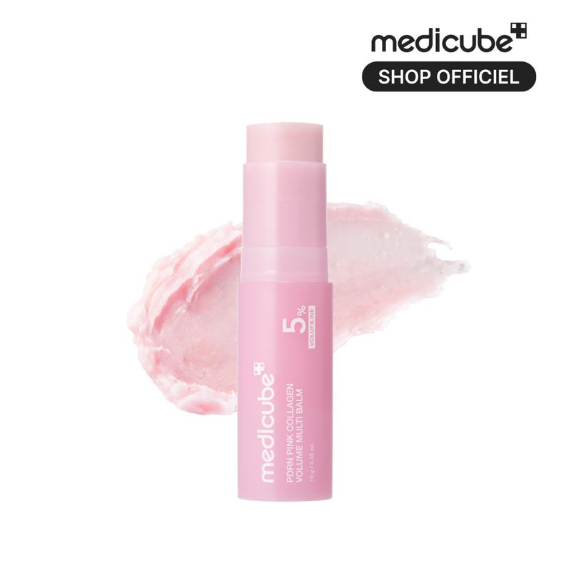 [medicube] PDRN Pink Collagen Volume Multi Balm | Stick au PDRN et au NAD, avec 5 % de Volufiline | Peau d’apparence plus jeune, aide à améliorer l’apparence des ridules et la fermeté | Yeux, cou, front, sillons nasogéniens, lèvres | Skincare coréen