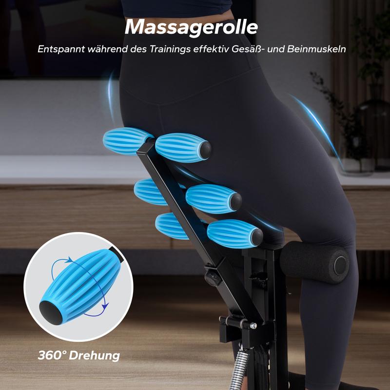 Merach appareil de squat profond, appareil de travail des fessiers réglable pour l’entraînement à domicile & le workout, appareil de sit up pour la zone des abdominaux, banc de musculation pour abdominaux, pompes — vignette 7