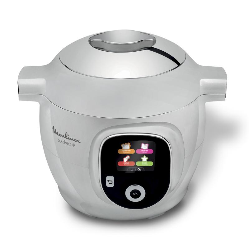 Moulinex Multicuiseur Cookeo+ CE854B10 avec Écran Tactile et Fonctions Intégrées pour Cuisson Polyvalente