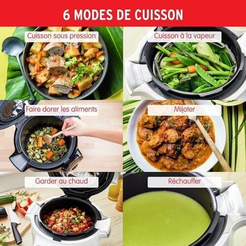 Multicuiseur Moulinex Cookeo Gris 80 recettes CE854B10 — vignette 3