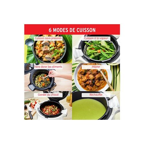 Multicuiseur Moulinex Cookeo Gris 80 recettes CE854B10 — vignette 7