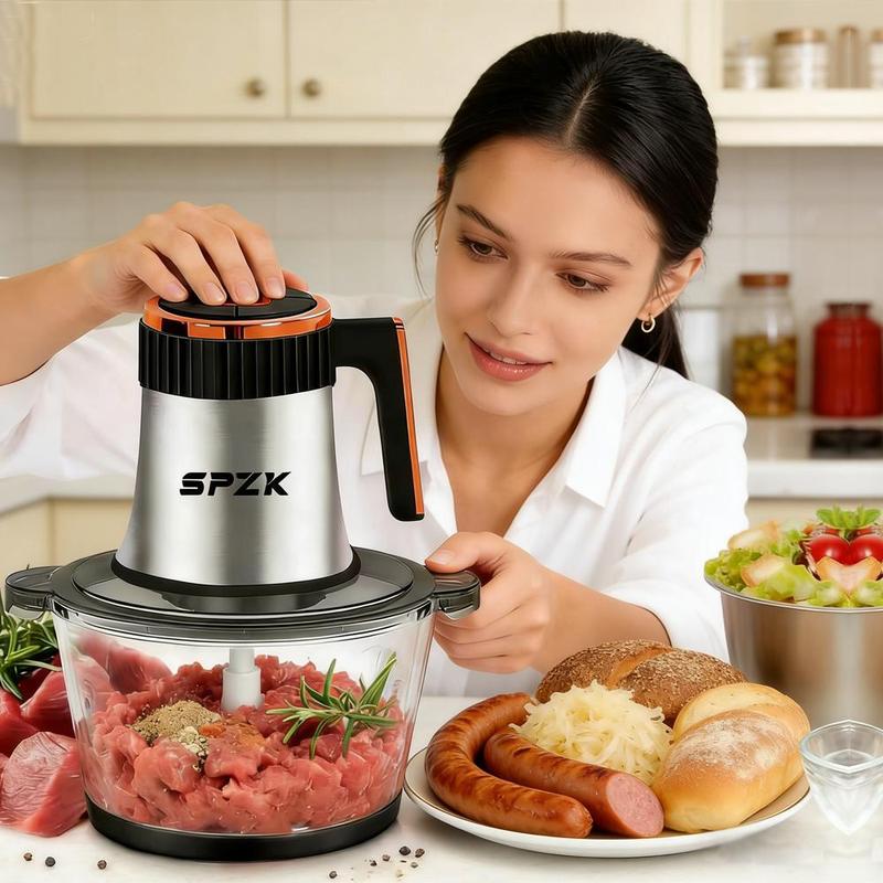 Multifonction robot cuiseur SPZK 300W, bouilloire inox+verre,lavage rapide, livraison gratuite, Blender, indispensable en cuisine