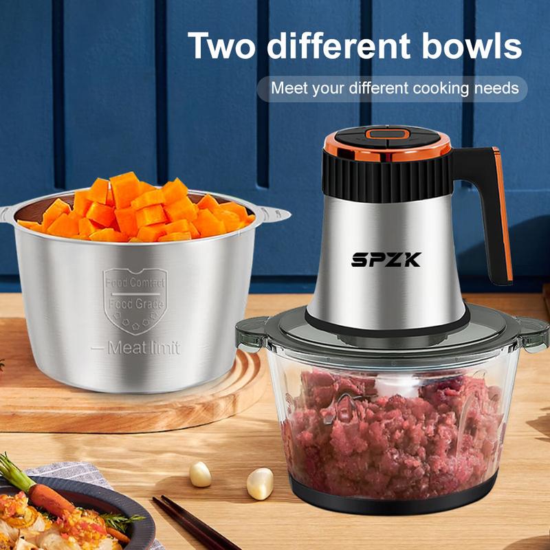 Multifonction robot cuiseur SPZK 300W, bouilloire inox+verre,lavage rapide, livraison gratuite, Blender, indispensable en cuisine — vignette 4