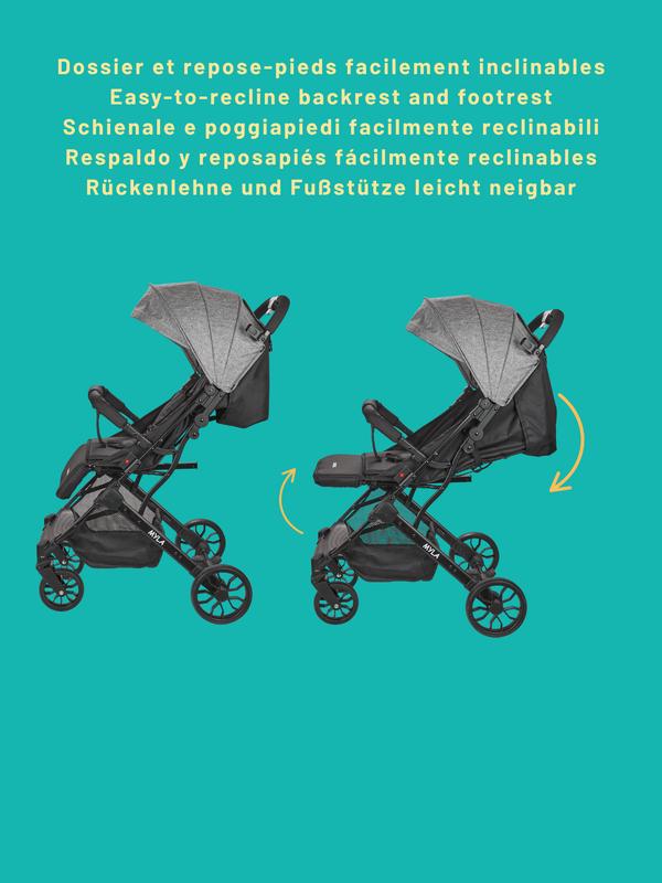 Nania Myla poussette canne compacte, 0 à 4 ans (22kg max), légère (7,5 kg) — vignette 5