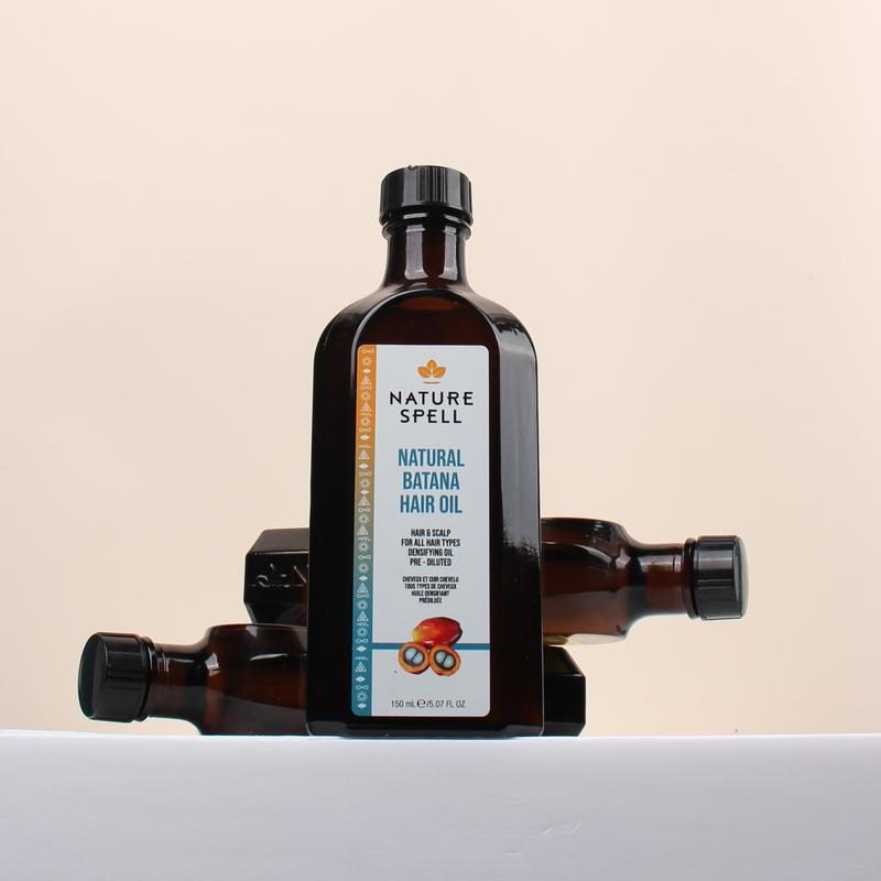 Nature Spell Batana & Romarin – coffret de soin nourrissant pour les cheveux : soins complets avec des huiles prédiluées, applicateur et pompe — vignette 9