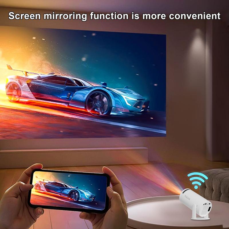 Niklok Projecteur Portable Freestyle avec WiFi 6 & Bluetooth 5.0, 4K 1080P, Support Rotatif 180°, Contrôle à Distance, Idéal pour Home Cinéma Intérieur/Extérieur videoprojecteur — vignette 6
