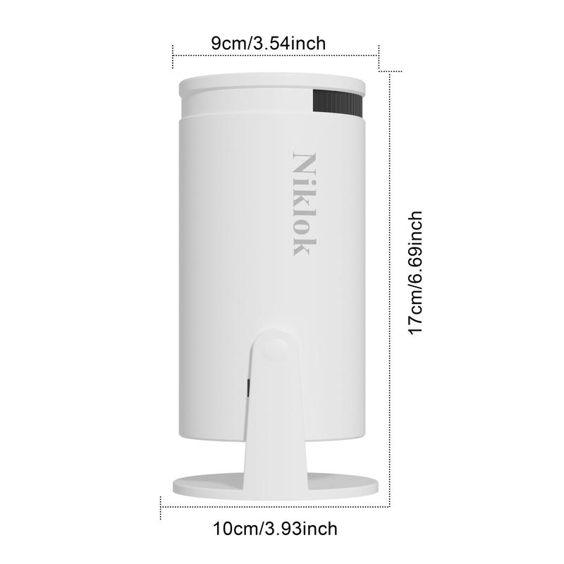 Niklok Projecteur Portable Freestyle avec WiFi 6 & Bluetooth 5.0, 4K 1080P, Support Rotatif 180°, Contrôle à Distance, Idéal pour Home Cinéma Intérieur/Extérieur videoprojecteur — vignette 8