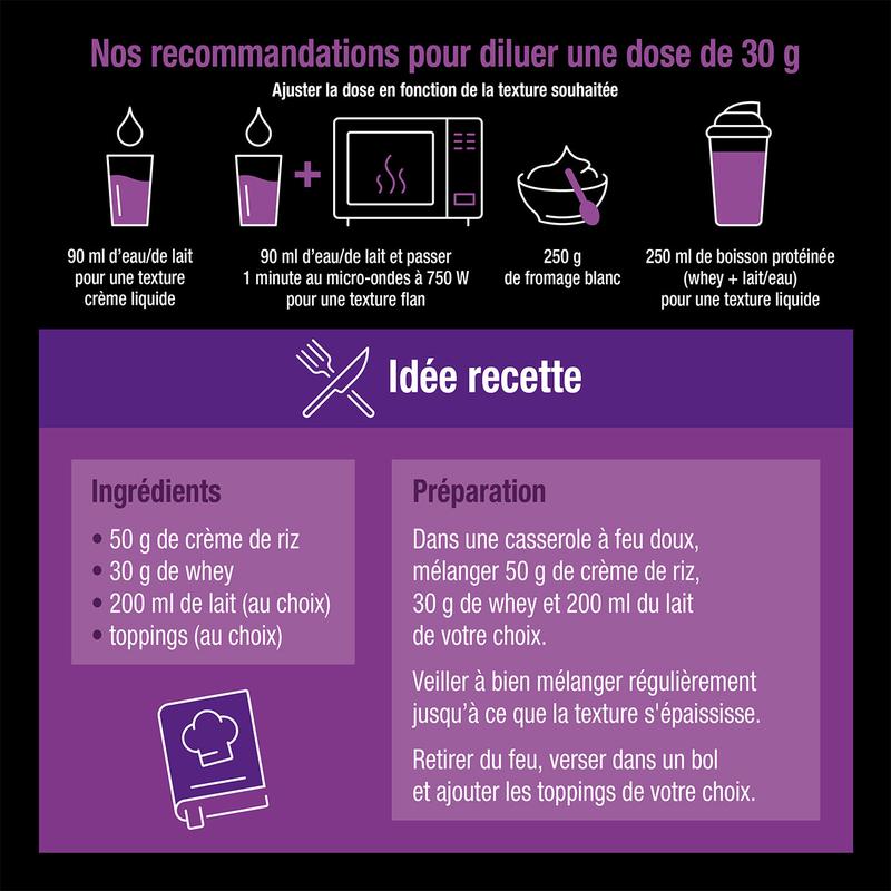 Nutrimea Crème de Riz saveur biscuit - 77% de glucides - Protéines et Glucides - Sans sucre - Idéal pour collation et petit-déjeuner - 2kg — vignette 5