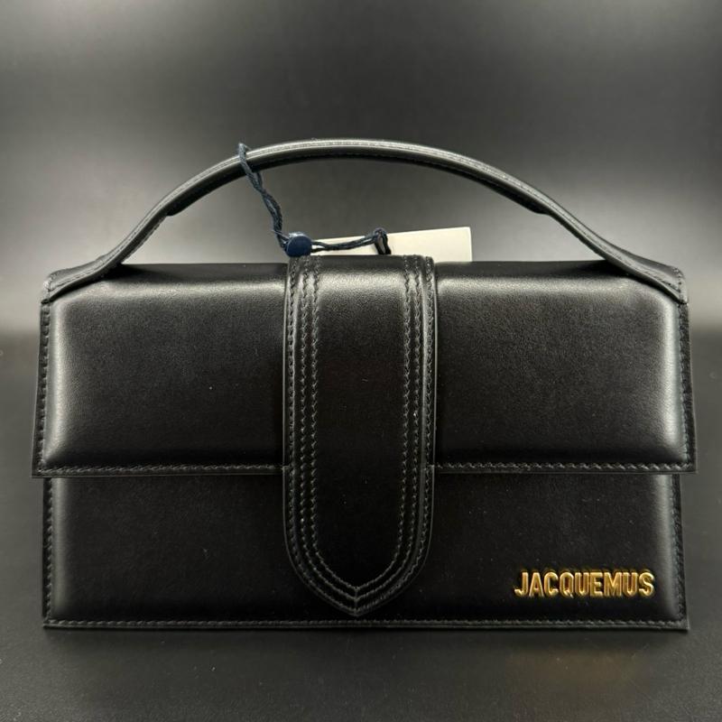 Occasion Sac Jacquemus Grand Bambino Noir Or