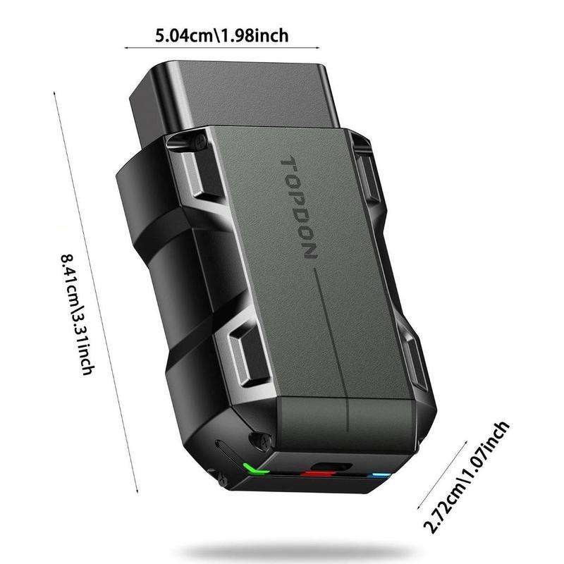 Outil de diagnostic Topdon Topscan OBD2 compatible Bluetooth, lecteur de code de système complet, outil de diagnostic de voiture, outil de numérisation Obdii sans fil — vignette 2