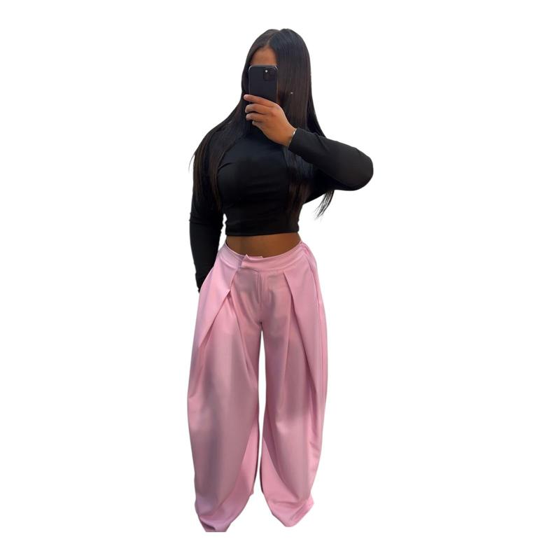 Pantalon Fashion pour Femme en Tissu Doux et Confortable Idéal pour Tous les Jours Look Décontracté et Chic — vignette 2
