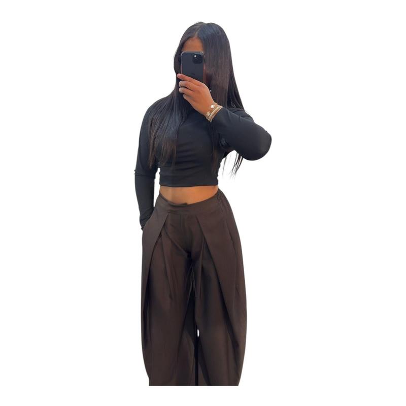 Pantalon Fashion pour Femme en Tissu Doux et Confortable Idéal pour Tous les Jours Look Décontracté et Chic — vignette 4