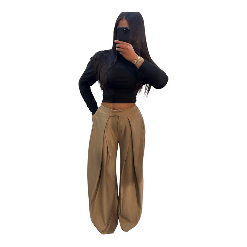 Pantalon Fashion pour Femme en Tissu Doux et Confortable Idéal pour Tous les Jours Look Décontracté et Chic — vignette 5