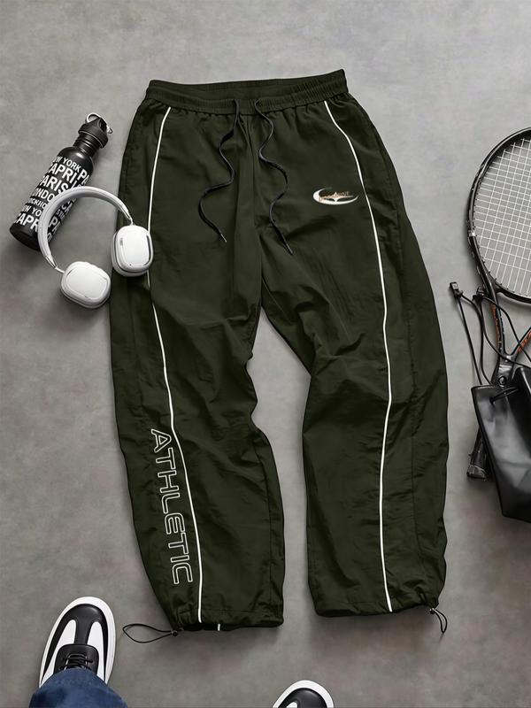Pantalon long homme décontracté et sportif, coupe ample, ourlet élastique, imprimé tendance, tissu léger, parfait pour un usage quotidien — vignette 7