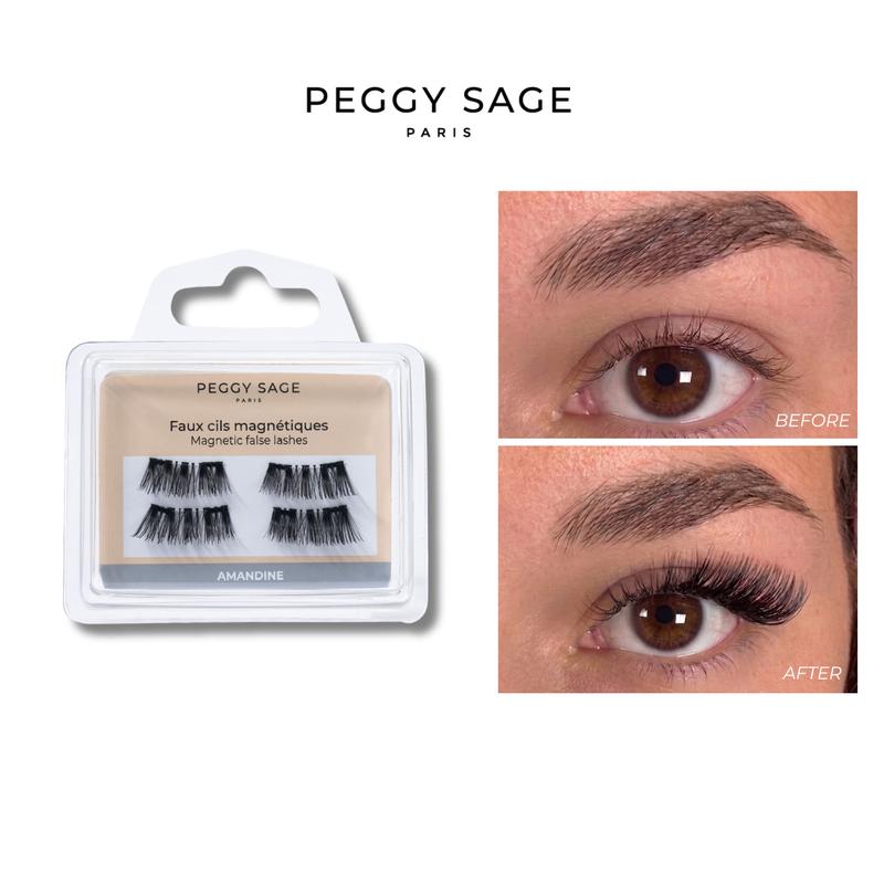 Peggy Sage - Faux cils magnétiques - Demi-frange