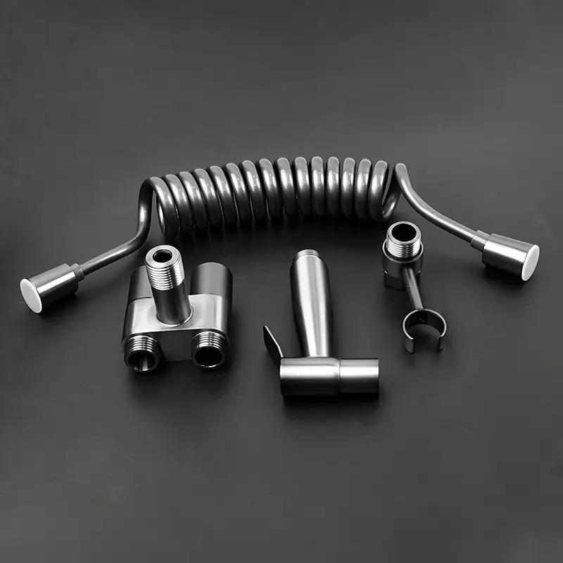 Pommeau de douche haute pression pour le nettoyage des toilettes, ensemble de douchette bidet à main pour robinet de toilette, pulvérisateur bidet pour toilette, pulvérisateur de lavage pour salle de bains #Meilleures choix — vignette 8