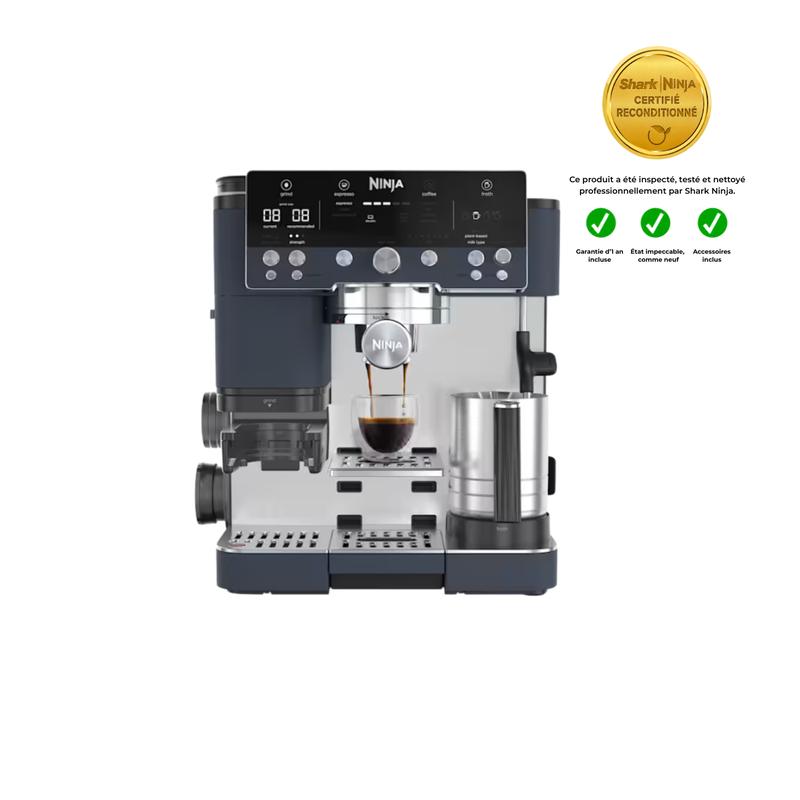 Produit Reconditionné - Machine Espresso Ninja Luxe Café Premier Cyber Space Reconditionné ES601EUCY | Très bon état