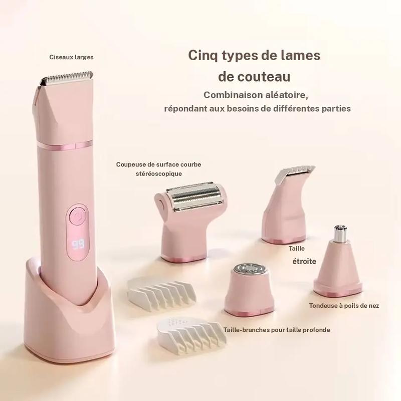 Rasoir électrique 4 en 1 LadySpot, tondeuse bikini indolore et épilation du corps pour femmes, rasoir sans fil étanche, peau lisse pour la zone bikini, les jambes et les aisselles, sûr pour peaux sensibles — vignette 2