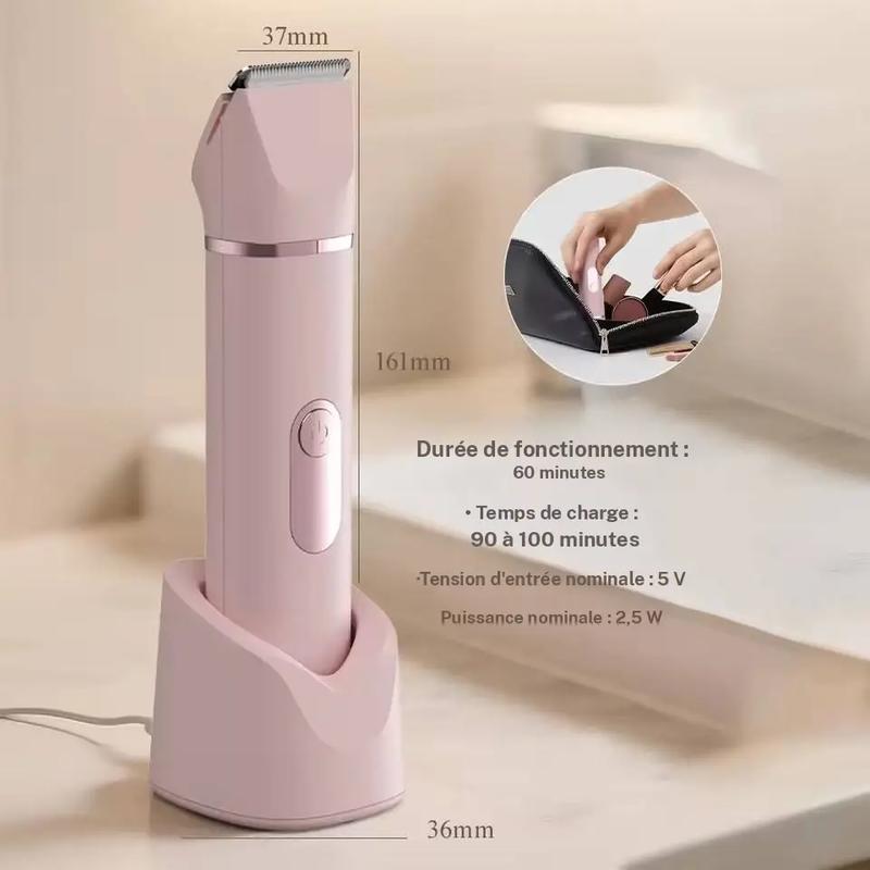 Rasoir électrique 4 en 1 LadySpot, tondeuse bikini indolore et épilation du corps pour femmes, rasoir sans fil étanche, peau lisse pour la zone bikini, les jambes et les aisselles, sûr pour peaux sensibles — vignette 4