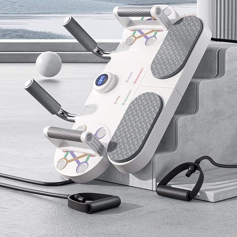 【Recommandation d'influenceur】Support plat multifonctionnel Assistant de poussée Support d'entraînement Planche d'entraînement Poitrine et outil d'entraînement des muscles abdominaux Équipement de fitness pour usage domesti que Journée de la femme