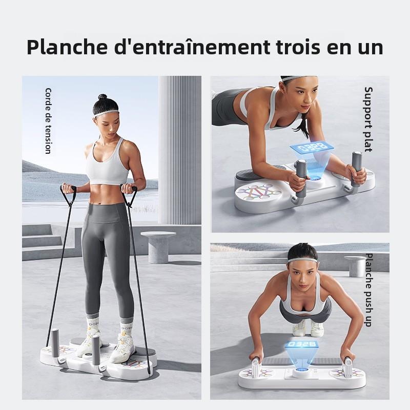【Recommandation d'influenceur】Support plat multifonctionnel Assistant de poussée Support d'entraînement Planche d'entraînement Poitrine et outil d'entraînement des muscles abdominaux Équipement de fitness pour usage domesti que Journée de la femme — vignette 2