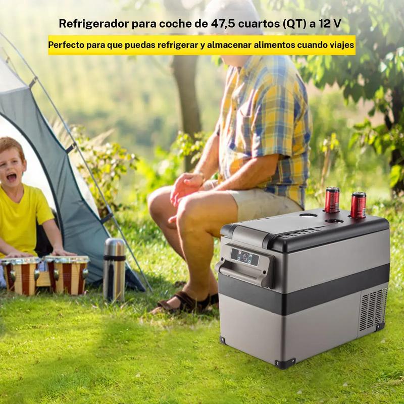 【Rentrée scolaire】VEVOR réfrigérateur/congélateur de voiture portable compact, mini réfrigérateur pour voiture 45 W, 12 V, compatible AC/DC, congélateur portable pour véhicule et maison — vignette 2