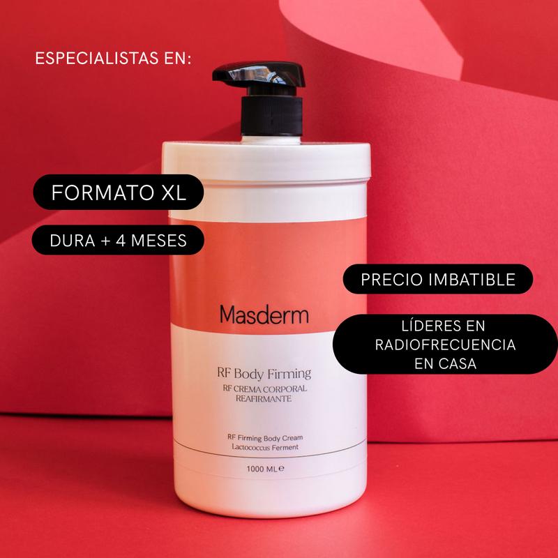 RF Raffermissant corporel 1000 ml – Crème corporelle raffermissante et hydratante pour une peau plus ferme, douce et lisse – Masderm — vignette 3
