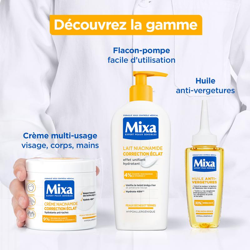 Routine Anti-taches Niacinamide - Adaptée au Visage, Corps et Mains - Mixa — vignette 3