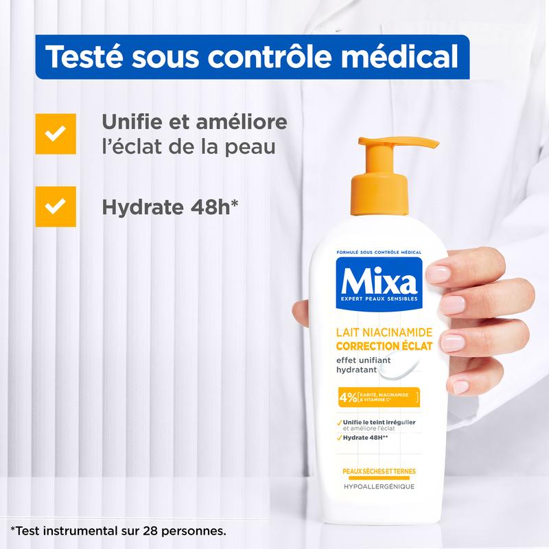 Routine Anti-taches Niacinamide - Adaptée au Visage, Corps et Mains - Mixa — vignette 5