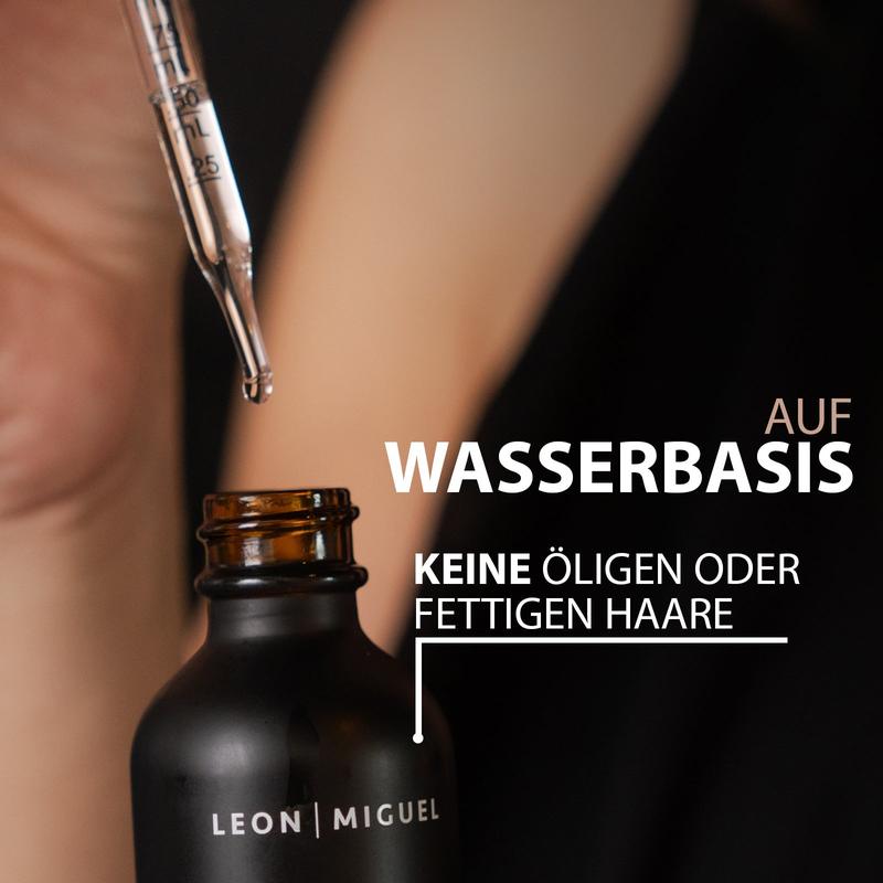 sérum de croissance capillaire - sérum capillaire avec 5 % de biotine & extrait de romarin-ginseng pour des cheveux plus forts - soin nourrissant pour des cheveux plus fournis et au rendu sain - ultra-léger & sans parabènes — vignette 5
