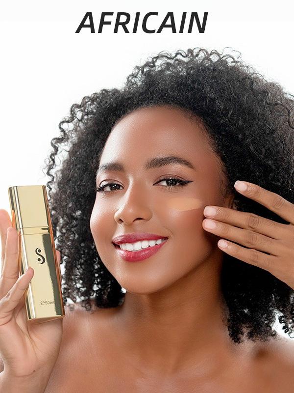 Sanelya Gold CC Crème Format Max 50ml – Fond de Teint Intelligent & Soin Hydratant 2-en-1 | Haute Couvrance, Correction Instantanée & Glow Naturel | Teinte Adaptative pour Toutes les Peaux | Tenue Longue Durée & Résultat Zéro Défaut — vignette 5