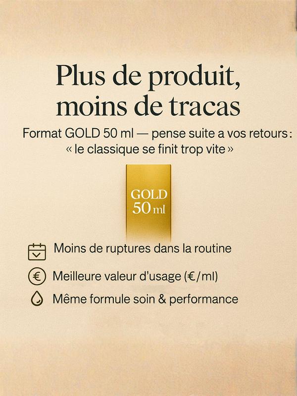 Sanelya Gold CC Crème Format Max 50ml – Fond de Teint Intelligent & Soin Hydratant 2-en-1 | Haute Couvrance, Correction Instantanée & Glow Naturel | Teinte Adaptative pour Toutes les Peaux | Tenue Longue Durée & Résultat Zéro Défaut — vignette 8