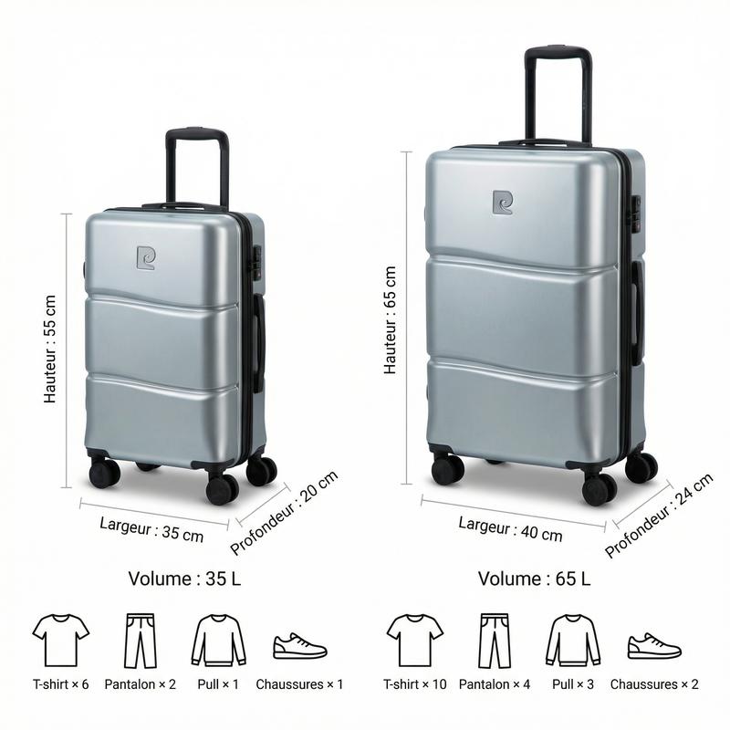 Set de 2 valises Pierre Cardin INTENSE - Cabine/Semaine — vignette 5