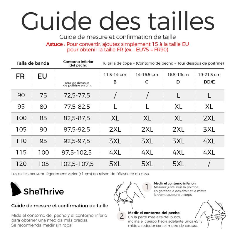 SheThrive Soutien gorge sans armatures grande taille – Confortable, raffermissant, invisible... Et approuvé par ton dos ! — vignette 2