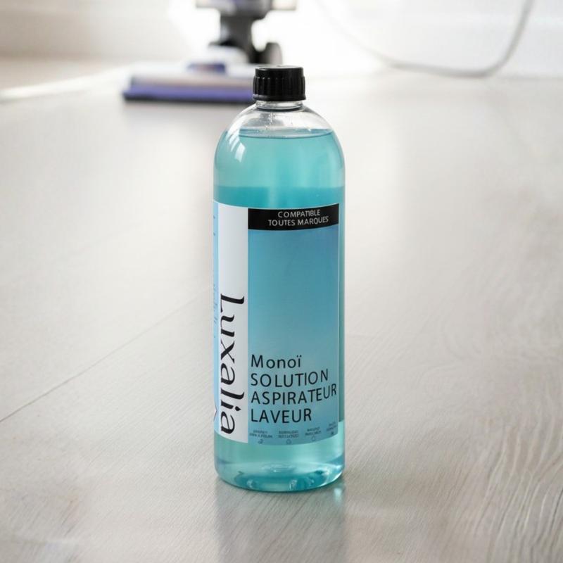 Solution Aspirateur Laveur Monoï - Compatible Toutes Marques (Tineco, Bissell, Mova, Dreame, Roborock, Dyson...) - Parfum Monoï - Nettoie, Parfume, Désodorise, Séchage Rapide - 1 Litre - LUXALIA — vignette 2