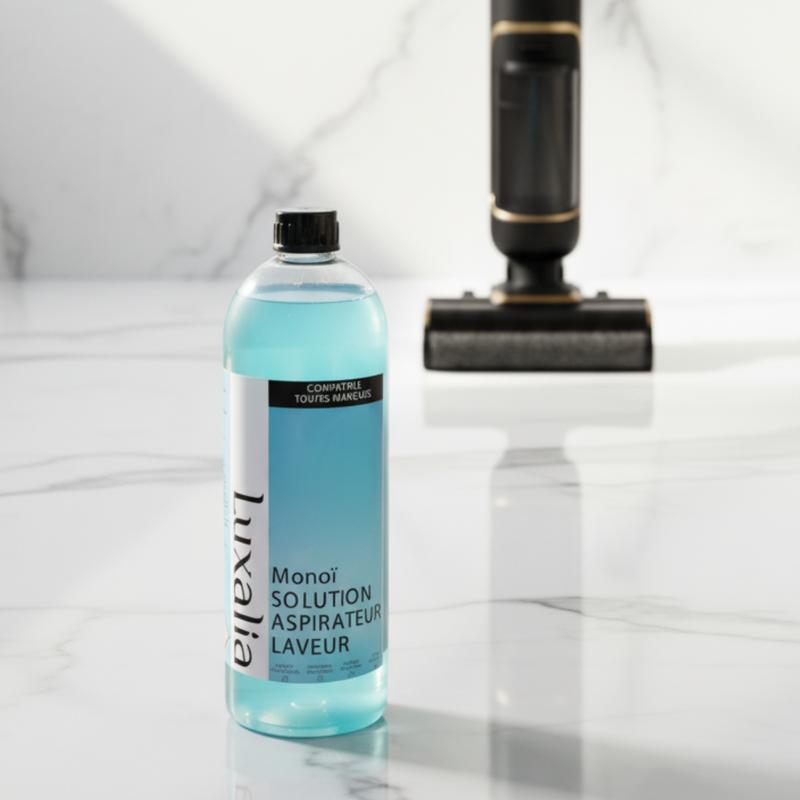 Solution Aspirateur Laveur Monoï - Compatible Toutes Marques (Tineco, Bissell, Mova, Dreame, Roborock, Dyson...) - Parfum Monoï - Nettoie, Parfume, Désodorise, Séchage Rapide - 1 Litre - LUXALIA — vignette 5