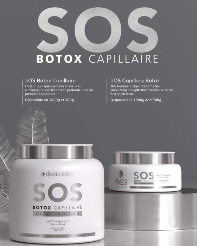 SOS Botox Capillaire 1kg - Réparation intense des cheveux secs et cassants - élasticité et brillance - Nourrit et lisse à 50% - Effet revitalisant — vignette 3