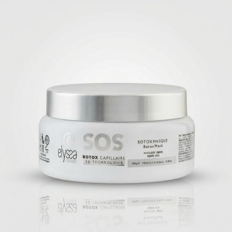 SOS Botox Capillaire 300gr - Réparation intense des cheveux secs et cassants - élasticité et brillance - Nourrit et lisse à 50% - Effet revitalisant