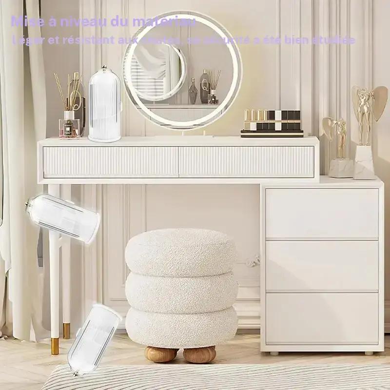Support rotatif pour brosse à dents électrique pour la salle de bain avec couvercle, porte-dentifrice anti-poussière, boîte de rangement pour meuble de salle de bain, cadeau créatif pour la fête des Pères — vignette 9
