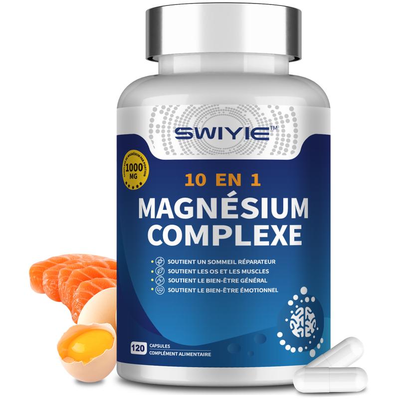 SWIYIE - À l'exception de 10,10 milligrammes de magnésium, 1 000 milligrammes de myocium, dans lesquels 10 matériaux sont inclus pour soutenir la force musculaire et le cœur des nageurs.