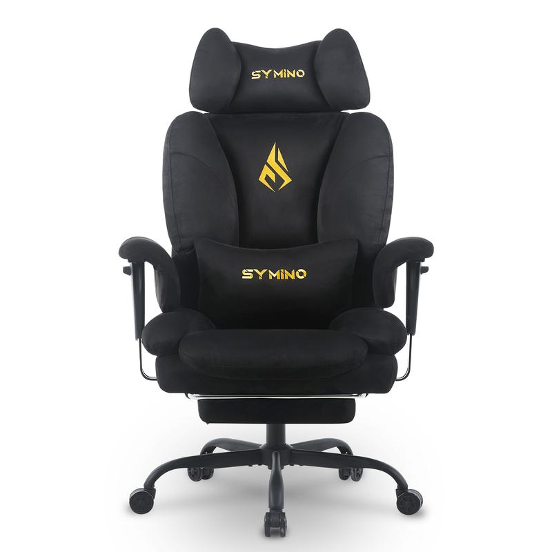 SYMINO Canapé gaming, fauteuil gamer, fauteuil canapé ergonomique avec fausse fourrure
